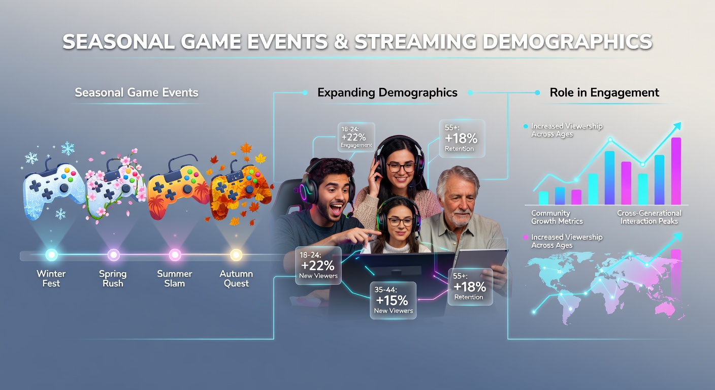 Streamer interacting with a mixed-age chat during a holiday game event